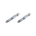 Комплект викруткових насадок PZ2 1/4" * 50мм, S2, уп. 2 од., STORM INTERTOOL VT-0215