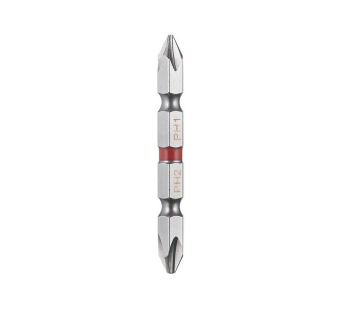 Комплект отверточних насадок PH2/PH1 1/4" * 60 мм, S2, уп. 2 од., STORM INTERTOOL VT-0230