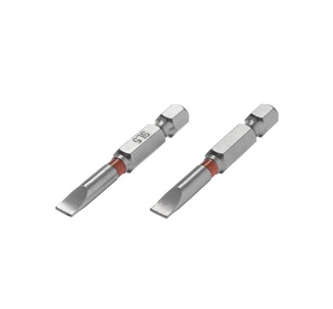 Комплект викруткових насадок SL5*50, 1/4", S2, уп. 2 од., STORM INTERTOOL VT-0229