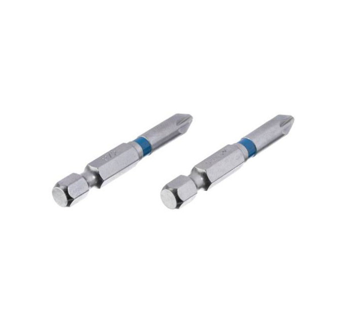 Комплект викруткових насадок PZ2 1/4" * 50мм, S2, уп. 2 од., STORM INTERTOOL VT-0215