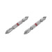 Комплект отверточних насадок PH2/PH1 1/4" * 60 мм, S2, уп. 2 од., STORM INTERTOOL VT-0230