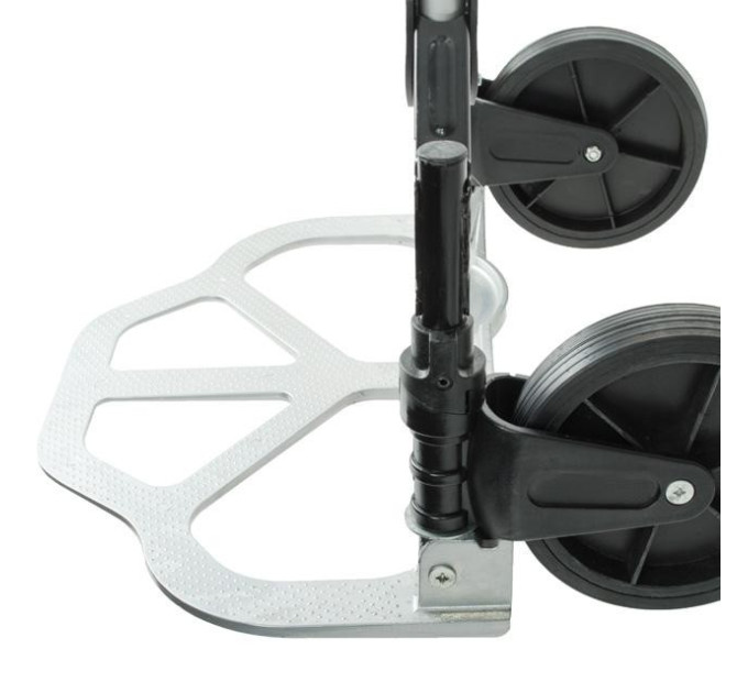 Візок ручний складаний до 80 кг, 450*485*1090, колеса 170 мм (алюмінієвий) INTERTOOL LT-9010