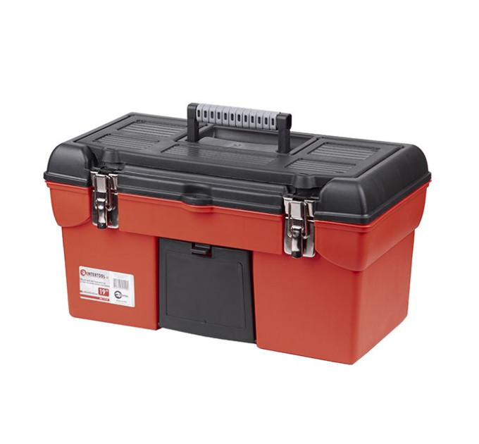 Ящик для інструментів з металевими замками, 19", 483*242*240 мм INTERTOOL BX-1119