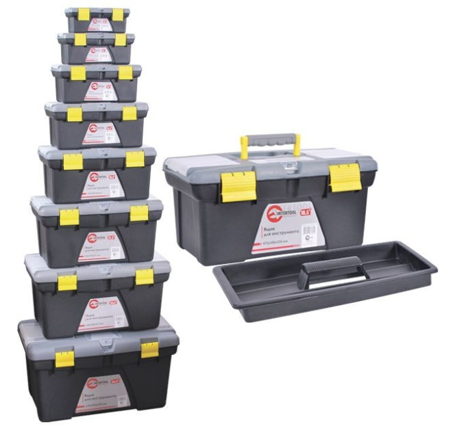 Комплект ящиків для інструментів, 8 од. INTERTOOL BX-0308