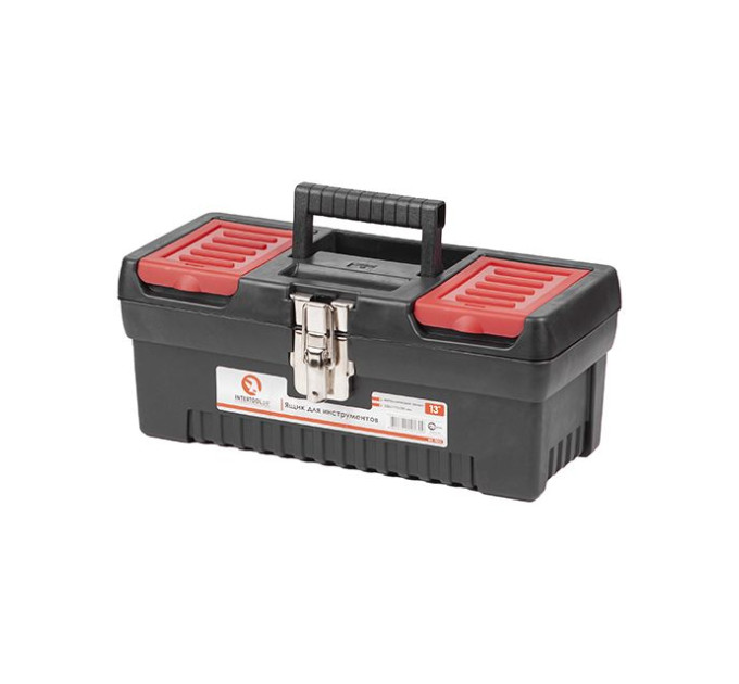 Ящик для інструментів з металевими замками 13", 330*177*135 мм INTERTOOL BX-1013