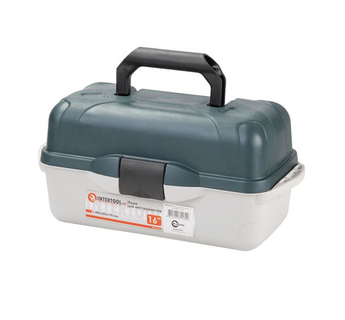 Ящик для інструментів 16" 400*205*190 мм INTERTOOL BX-6116
