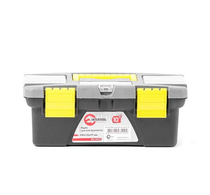 Ящик для інструменту 10" 250*126*99 мм INTERTOOL BX-0310