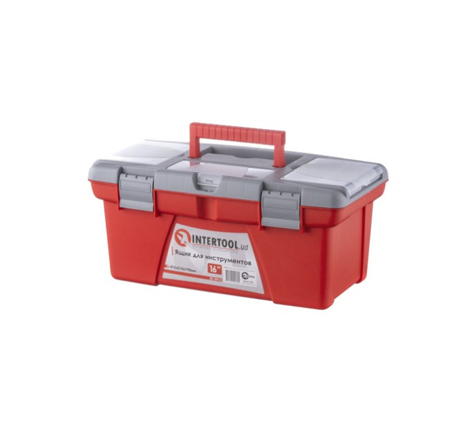 Ящик для інструменту 16" 415*210*190 мм INTERTOOL BX-0416