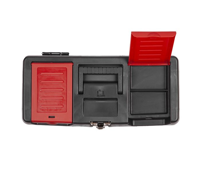 Ящик для інструментів з металевими замками 16", 396*216*164 мм INTERTOOL BX-1016