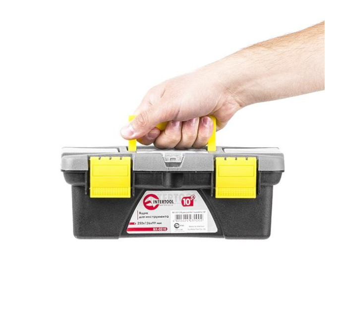 Ящик для інструменту 10" 250*126*99 мм INTERTOOL BX-0310