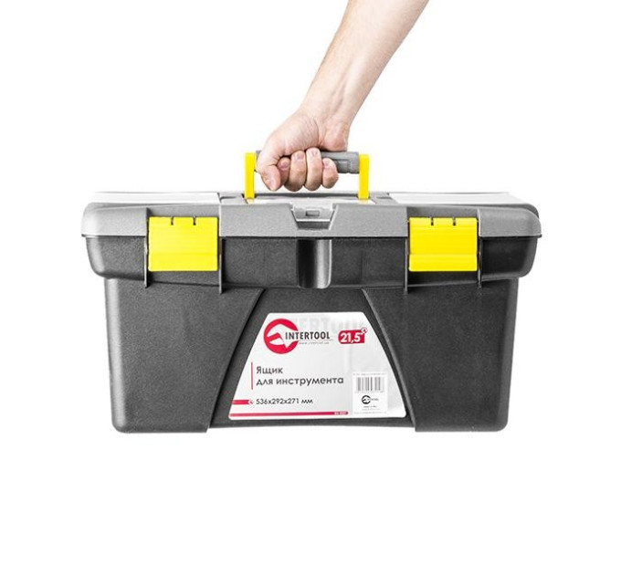 Ящик для інструменту 21.5" 536*292*271 мм INTERTOOL BX-0321