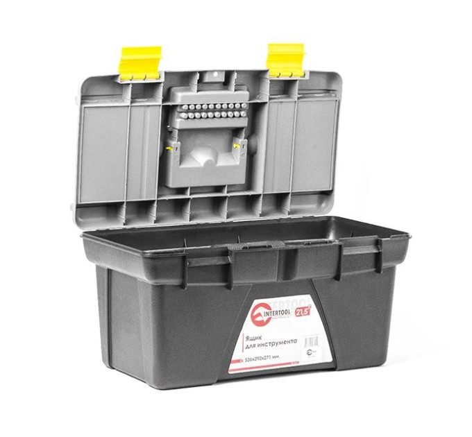 Ящик для інструменту 21.5" 536*292*271 мм INTERTOOL BX-0321
