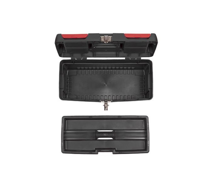 Ящик для інструментів з металевими замками 16", 396*216*164 мм INTERTOOL BX-1016
