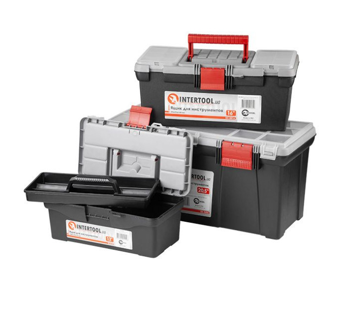 Комплект ящиків для інструментів, 3 од. INTERTOOL BX-0003