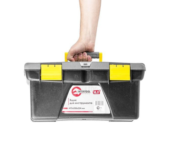Ящик для інструменту 18.5" 472*250*224 мм INTERTOOL BX-0318