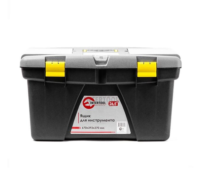 Ящик для інструменту 26.5" 670*393*370 мм INTERTOOL BX-0326