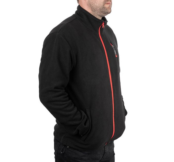 Куртка флісова, тканина - поліестр, щільність 280 G, з кишенею на грудях і двома бічними, розмір XL INTERTOOL SP-3104