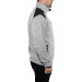 Куртка в'язана SOFTSHELL сірого кольору з чорними вставками, тканина 100% поліестер 270 G, з кишенею на грудях і двома бічними, розмір XXL INTERTOOL SP-3115