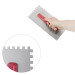 Затирачка сталева оцинкована 280*130мм, 8*8мм INTERTOOL KT-0006