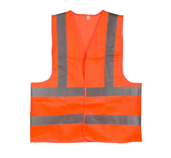 Жилет сигнальний оранжевий XXL (62*70 см), 120 гр/м2 INTERTOOL SP-2030