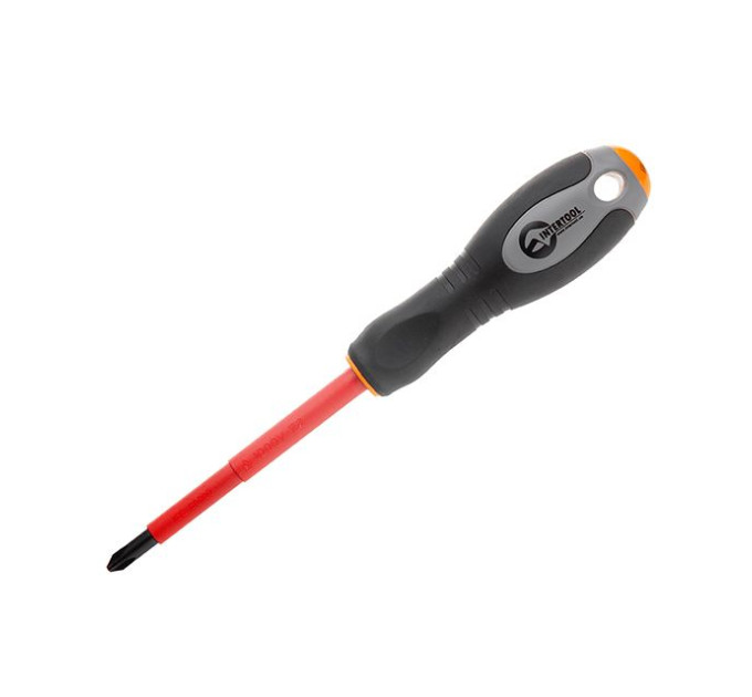 Викрутка хрестова ізольована PH2 * 100 мм, 1000 В INTERTOOL VT-3212