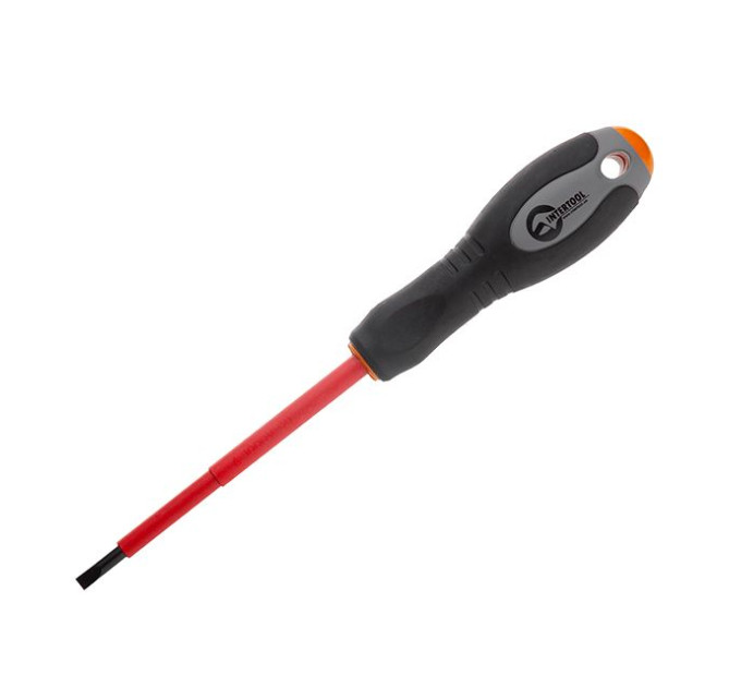 Викрутка шліцева ізольована 0.8*4 мм, 100 мм, 1000 В INTERTOOL VT-3205
