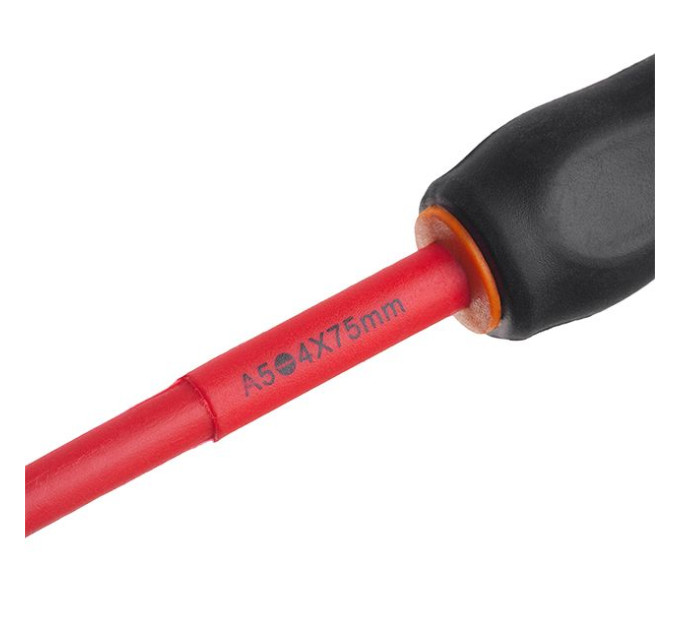 Викрутка шліцева ізольована 0.8*4 мм, 75 мм, 1000 В INTERTOOL VT-3204
