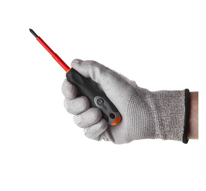 Викрутка хрестова ізольована PH1 * 80 мм, 1000 В INTERTOOL VT-3211