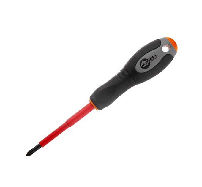 Викрутка хрестова ізольована PH1 * 80 мм, 1000 В INTERTOOL VT-3211