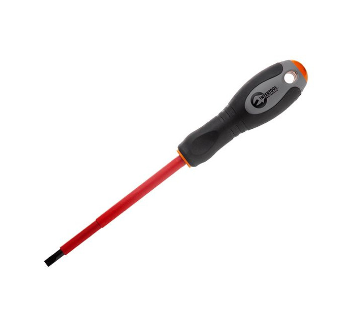 Викрутка шліцева ізольована 1*5,5 мм, 125 мм, 1000 В INTERTOOL VT-3206