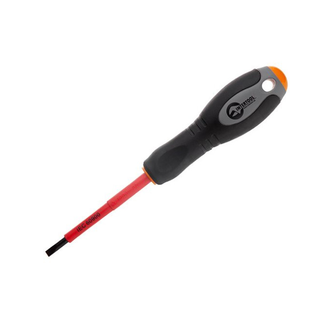 Викрутка шліцева ізольована 0.8*4 мм, 75 мм, 1000 В INTERTOOL VT-3204