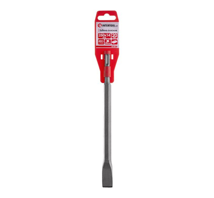 Зубило по каменю SDS 20мм 250 x 14мм INTERTOOL SD-0411