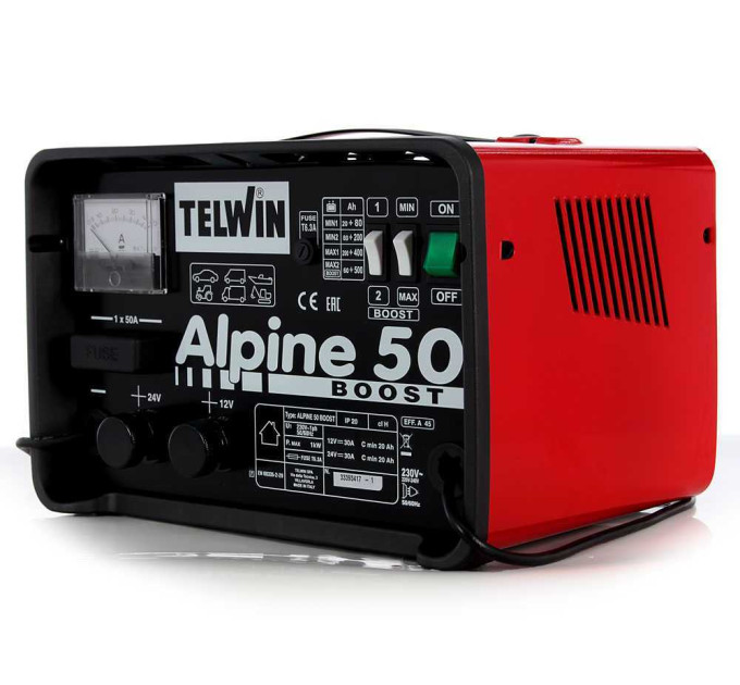 Зарядний пристрій Telwin Alpine 50 Boost (12-24В) 807548