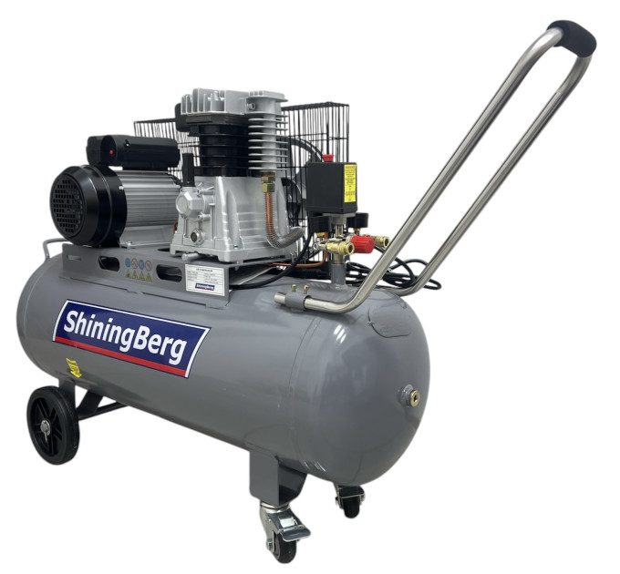 Компресор поршневий ShiningBerg 100101M (230V, 10БАР, 360л/хв)