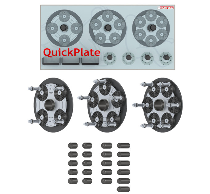 Quick Plate набор на 4,5,6 пальцев с панелью.
