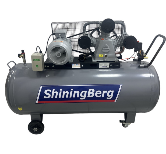 Компрессор поршневой ShiningBerg LB75-270L (380V, 10БАР, 950л/мин)