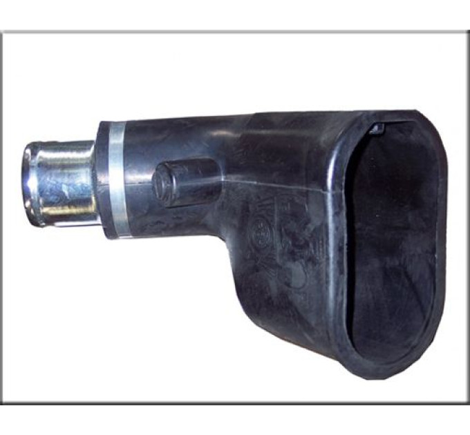 Filcar BGA-75 - Овальна гумова насадка для подвійної вихлопної труби під шланг 75 мм