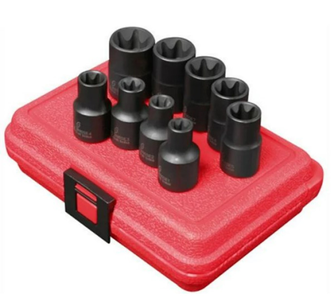 Набор головок E-профиль 1/2" (Torx) ударных 9пр. 118100B