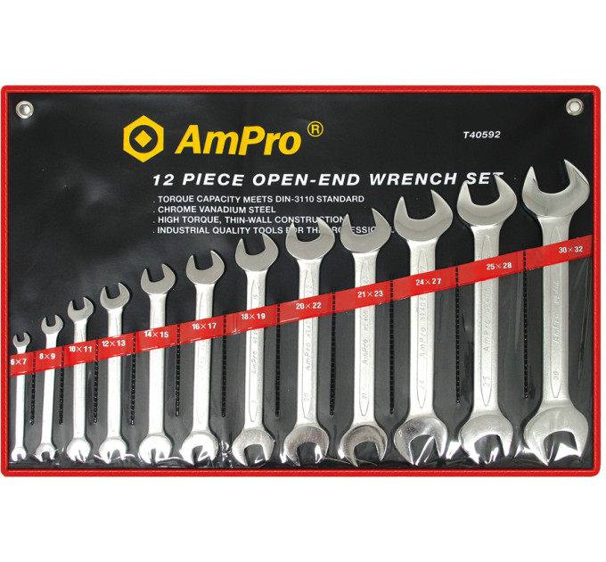 Набор ключей рожковых (6-32мм),12 предметов T40592