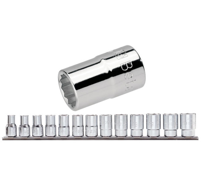 920 B/SB13-набор12-гран. головок на организаторе 1/2",13 шт.