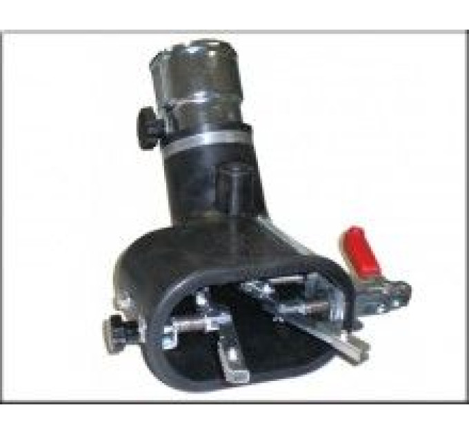 Filcar BGA-75-PI - Овальна гумова насадка для подвійної вихлопної труби для шланга 75 мм