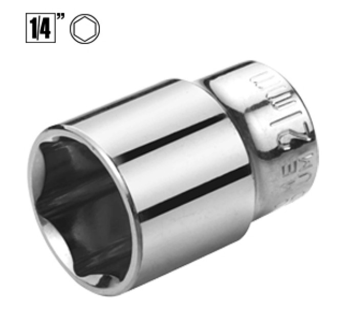 Головка торцевая 1/4" (6гр.) 13 мм 76026113