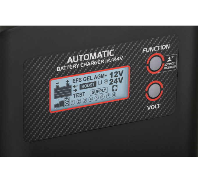 Зарядний пристрій Telwin PULSE 30 EVO (12V/24V) 807610