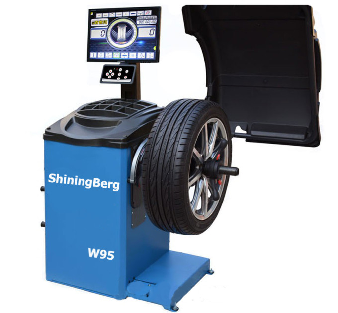 Балансировочный станок с монитором 220V ShiningBerg W95