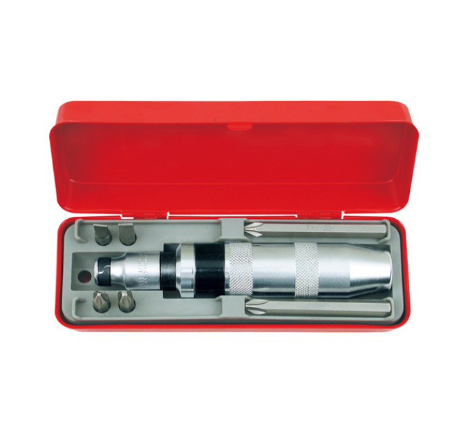 Ударная отвертка 1/2" с набором бит 5/16" , 7 предметов T17205