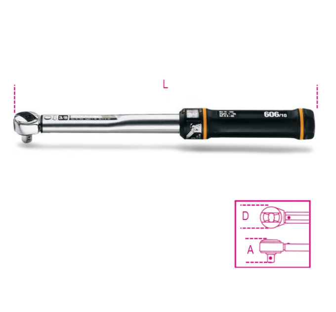 606/20 - Ключ динамометрический 40-200 Nm