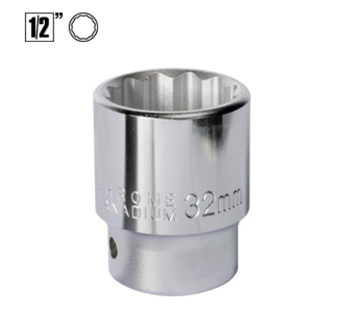 Головка торцевая удлиненная 1/2" (12гр.) 11 мм 76046211-12pt