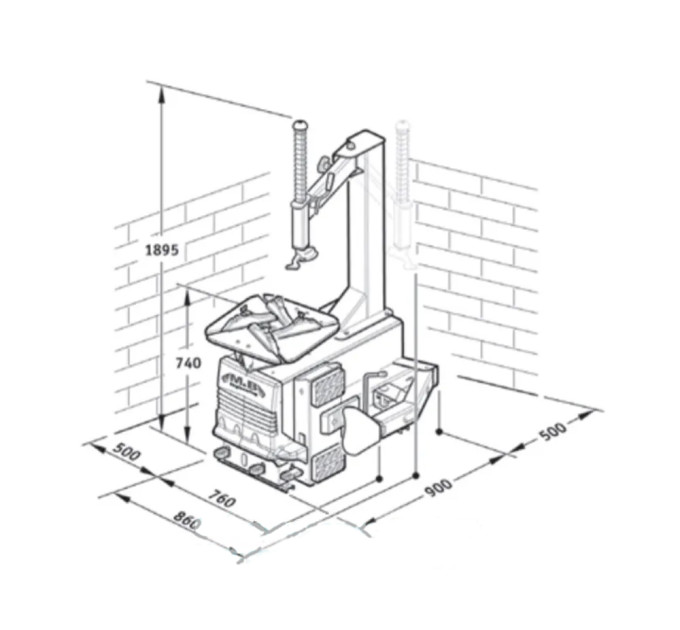 Шиномонтажный станок 220V M&B Engineering ТС322