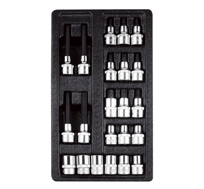 Набор головок TORX 1/2" в ложементе, 22 предмета T33224