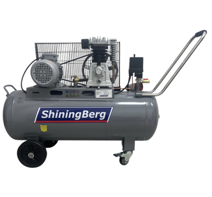 Компрессор поршневой ShiningBerg 100102 (380V, 10БАР, 360л/мин)